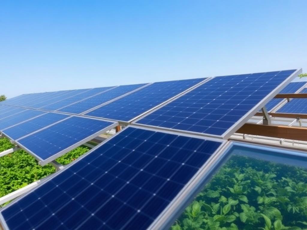 Solar PV panels on a Kenyan greenhouse roof powering pumps and cold rooms Solar PV panels on a Kenyan greenhouse roof powering pumps and cold rooms