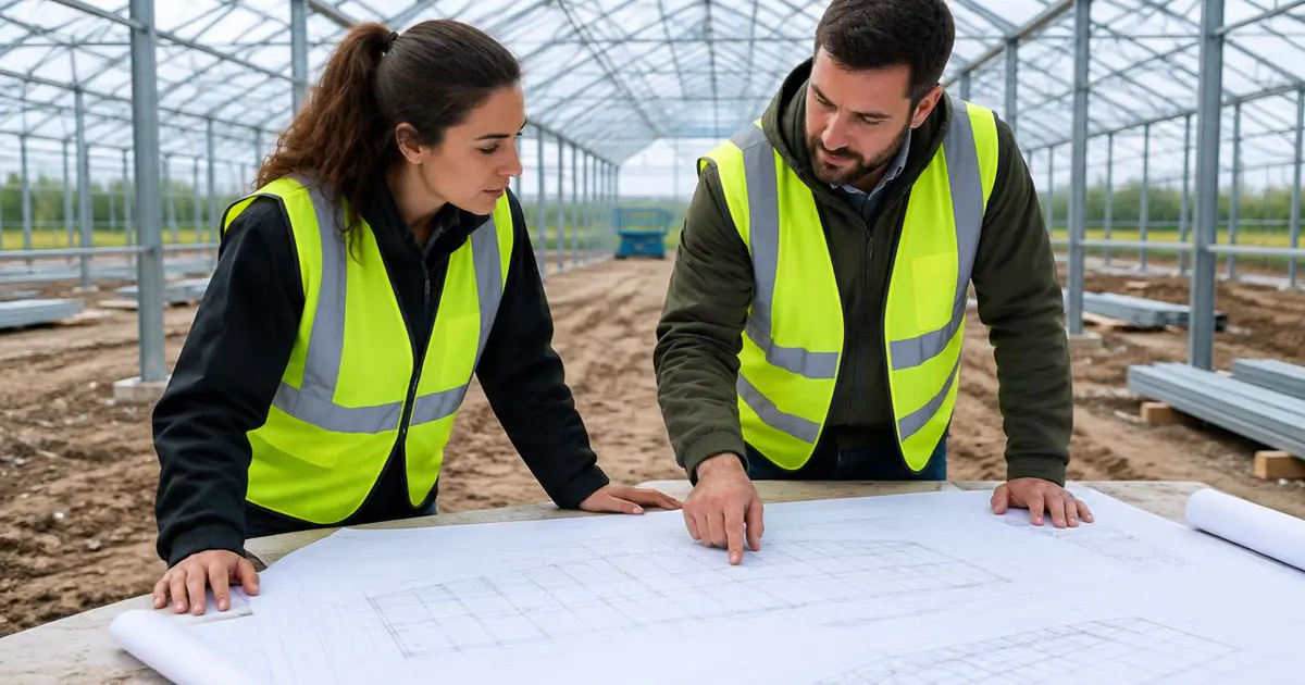 Commercial greenhouse project reviewed for cost and supplier comparison